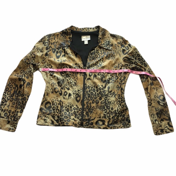 JOSEPH RIBKOFF Animal Print Jacket Size 10 - Picture 6 of 8